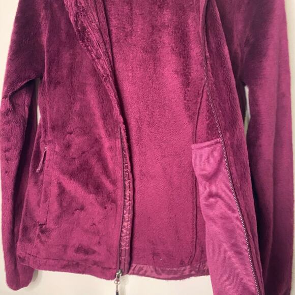 The North Face Women’s Black Osito Full Zip Fleece Jacket Coat Small Hiking - Picture 4 of 14